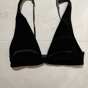 Victoria secret  Black Velvet Halter Bralette